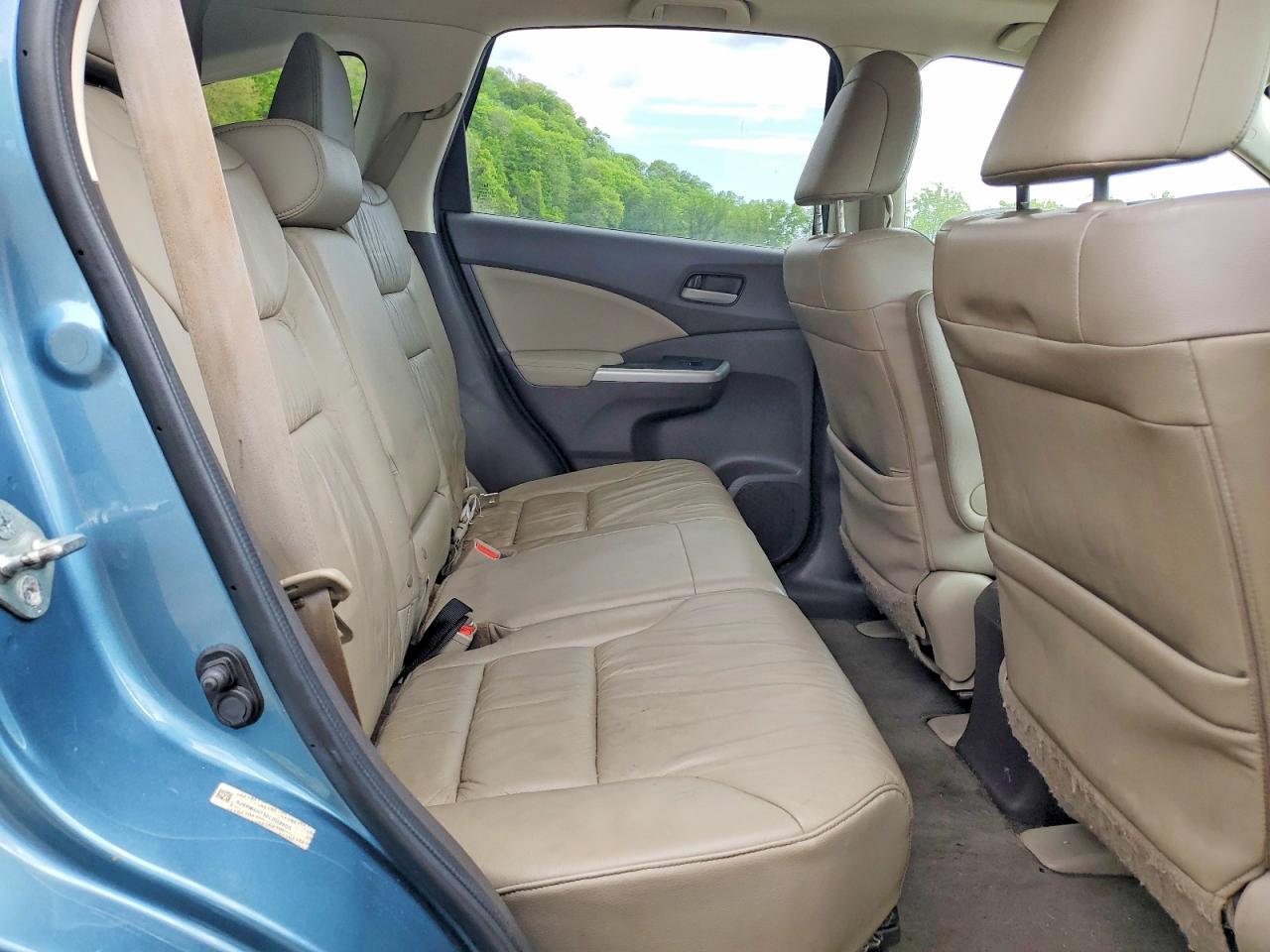 2013 Honda Cr-v Exl Green vin: 5J6RM4H73DL009603