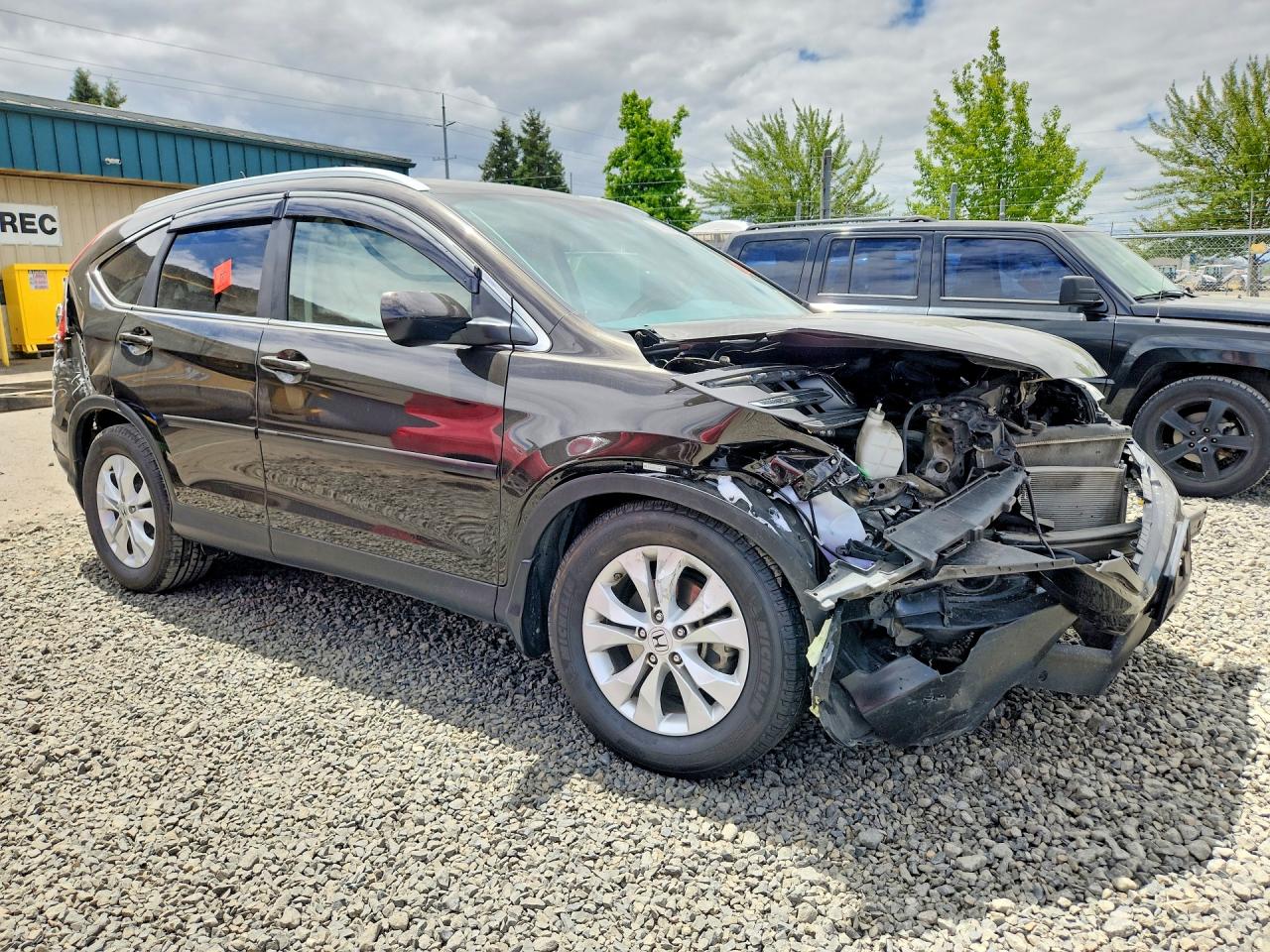 2013 Honda Cr-v Exl Brown vin: 5J6RM4H73DL010301