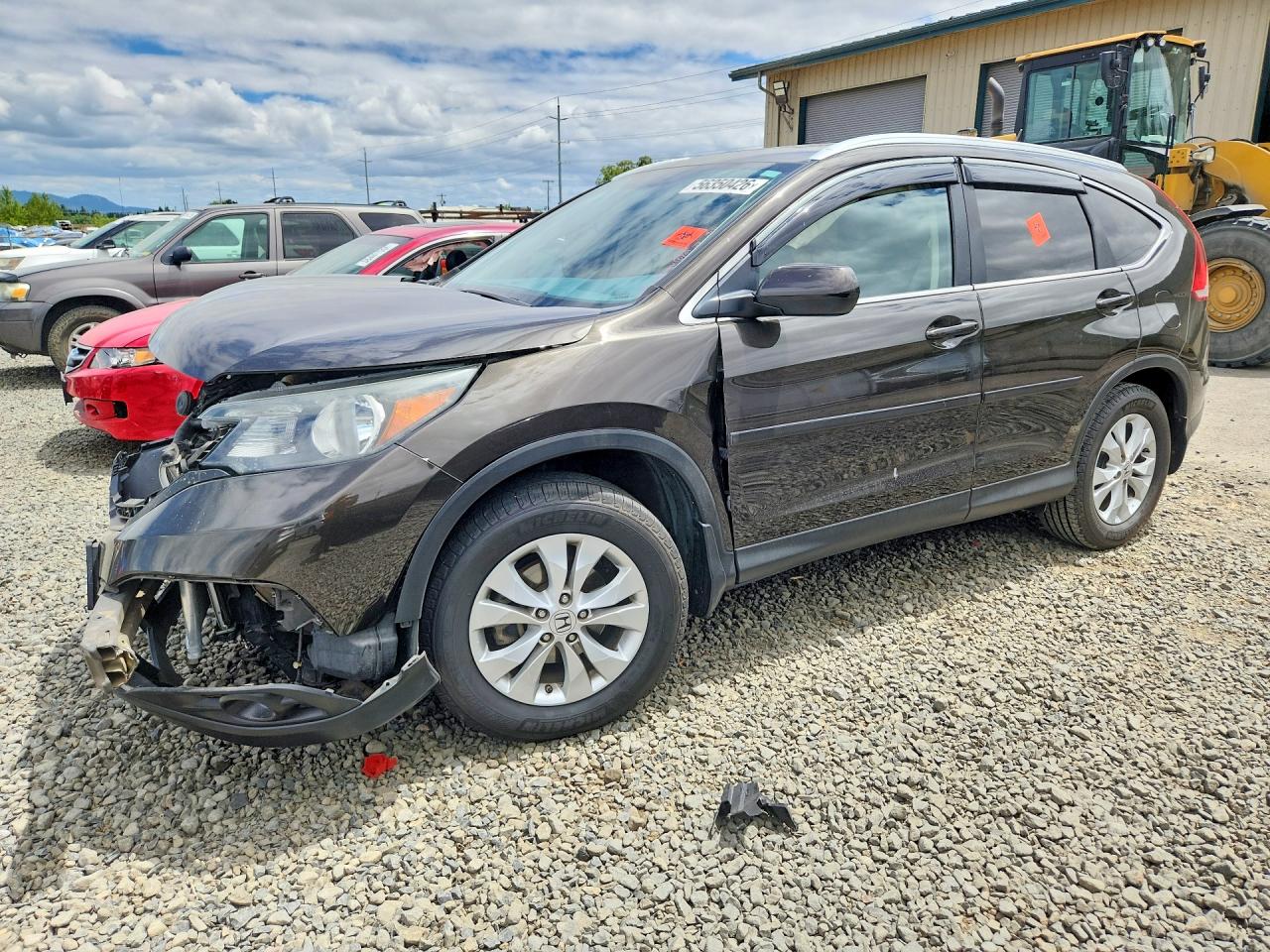 2013 Honda Cr-v Exl Brown vin: 5J6RM4H73DL010301