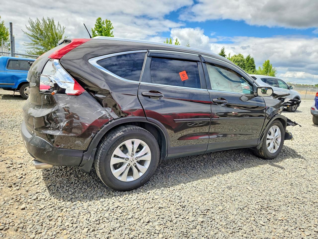2013 Honda Cr-v Exl Brown vin: 5J6RM4H73DL010301