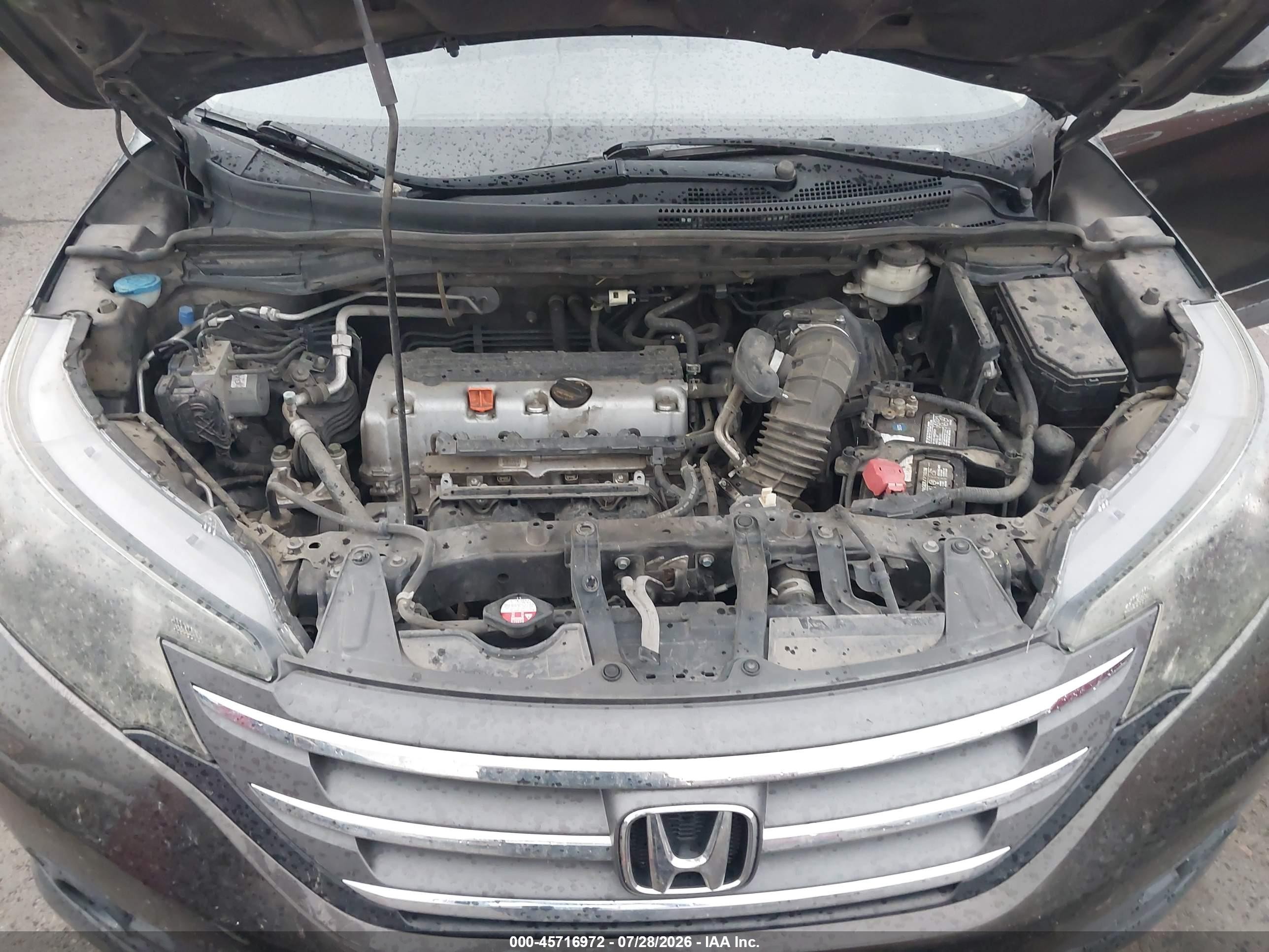 2013 Honda Cr-v Ex-l Brown vin: 5J6RM4H73DL015711