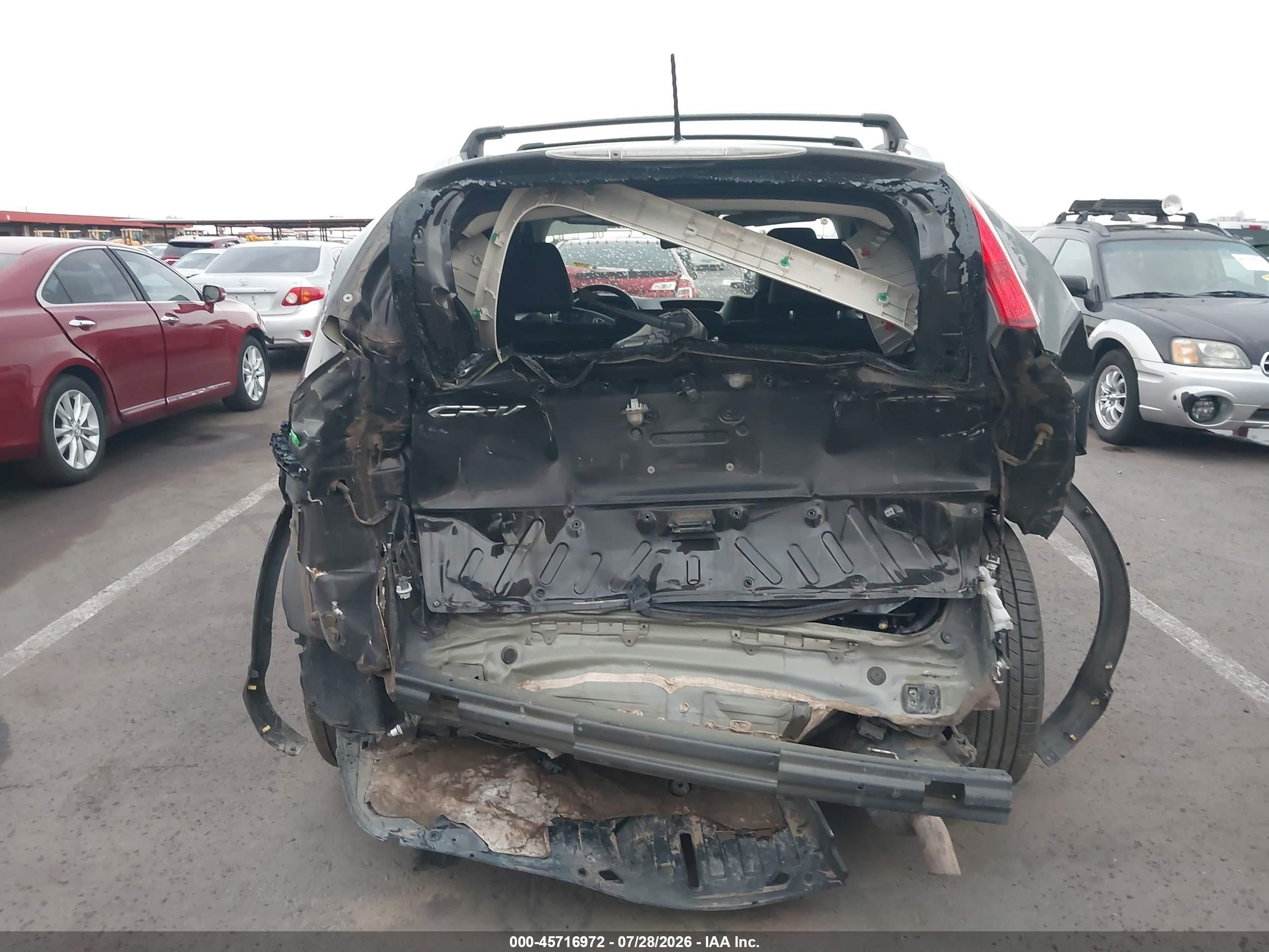 2013 Honda Cr-v Ex-l Brown vin: 5J6RM4H73DL015711