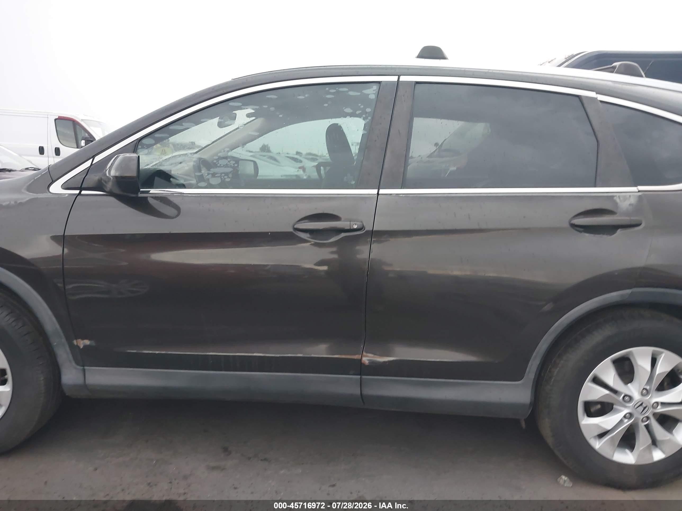 2013 Honda Cr-v Ex-l Brown vin: 5J6RM4H73DL015711