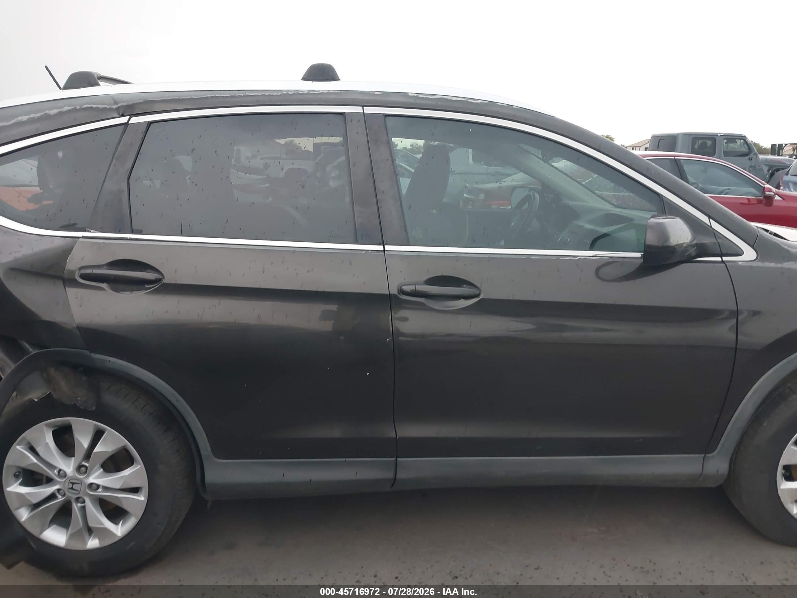 2013 Honda Cr-v Ex-l Brown vin: 5J6RM4H73DL015711