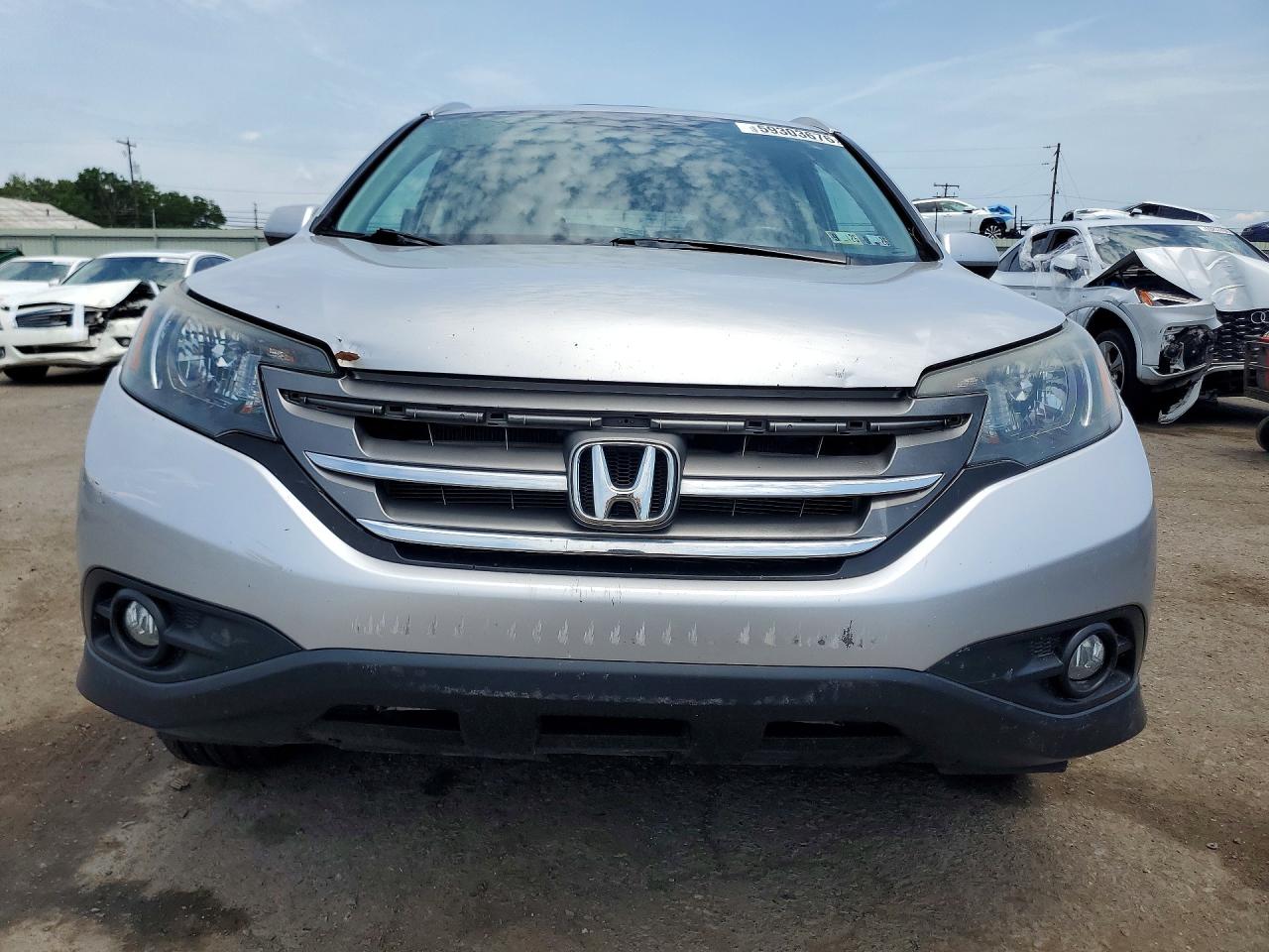 2013 Honda Cr-v Exl Silver vin: 5J6RM4H73DL015790