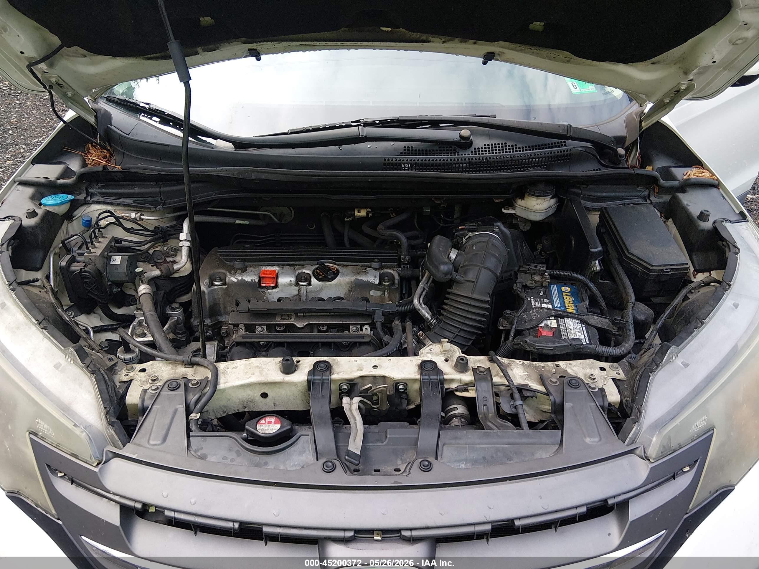 2013 Honda Cr-v Ex-l White vin: 5J6RM4H73DL031066