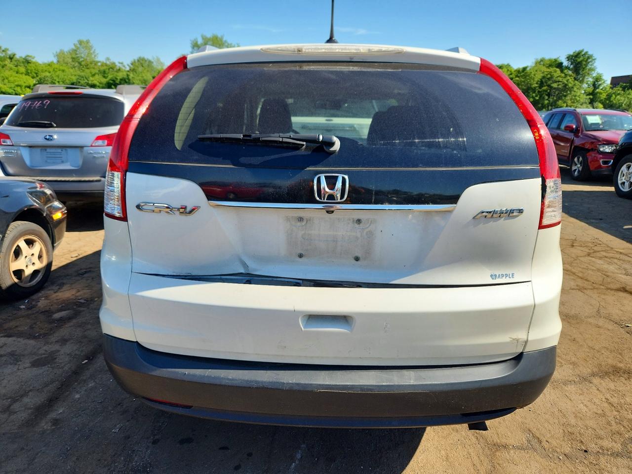 2013 Honda Cr-v Exl Белый vin: 5J6RM4H73DL033982