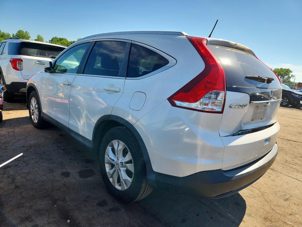 2013 Honda Cr-v Exl Белый vin: 5J6RM4H73DL033982