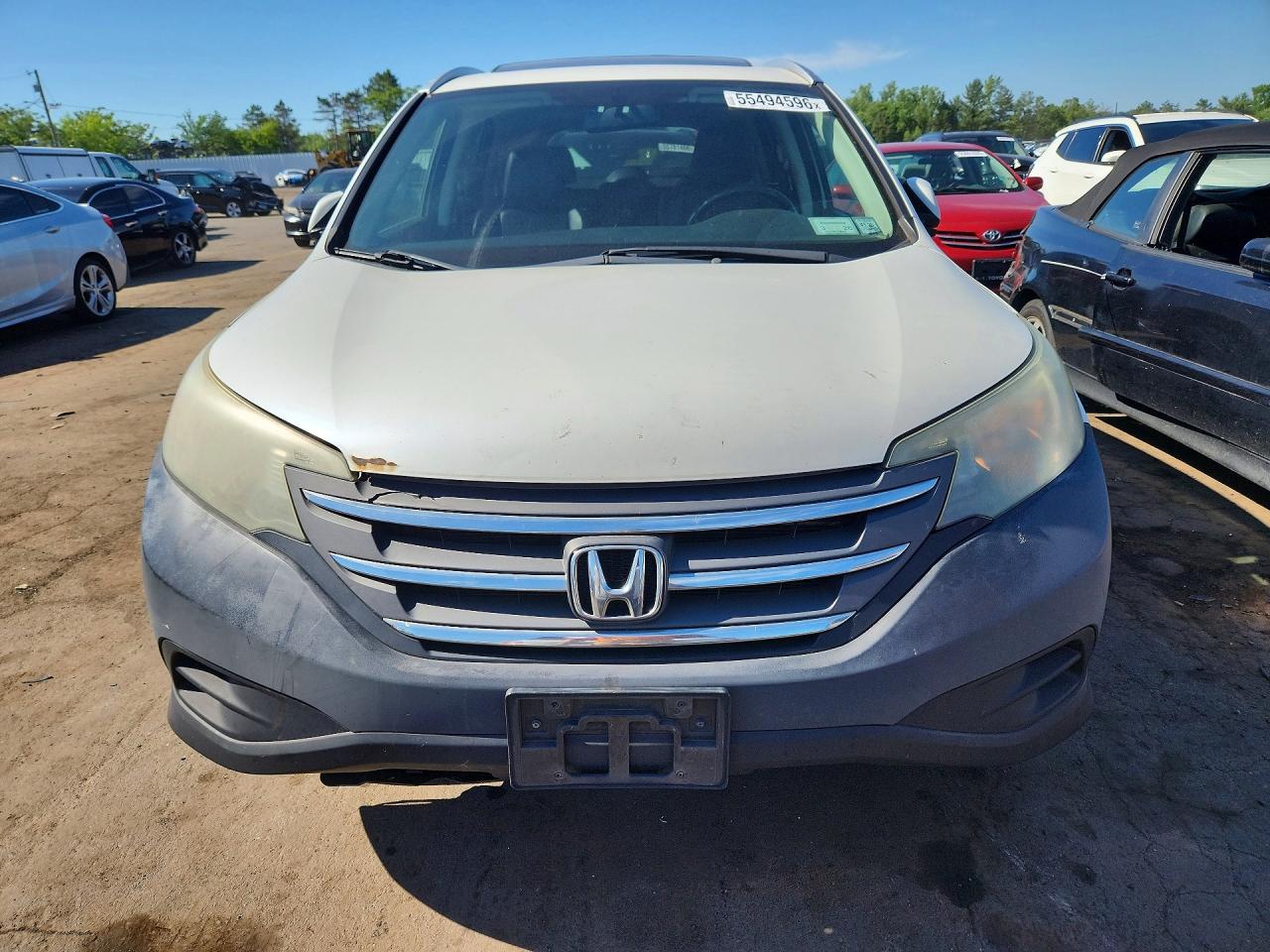 2013 Honda Cr-v Exl Белый vin: 5J6RM4H73DL033982