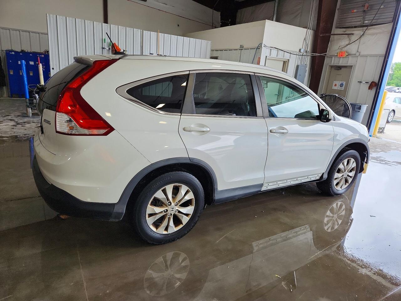 2013 Honda Cr-v Exl White vin: 5J6RM4H73DL041967
