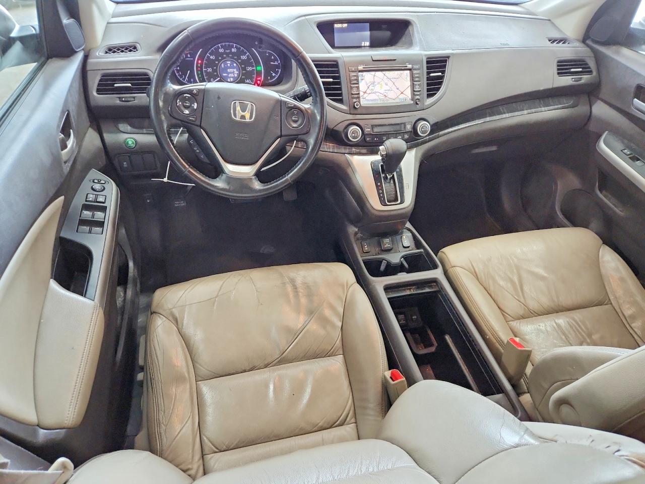 2013 Honda Cr-v Exl White vin: 5J6RM4H73DL041967