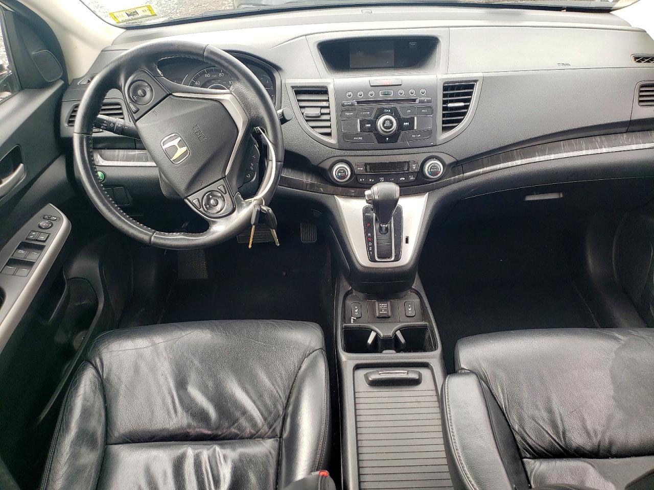 2013 Honda Cr-v Exl White vin: 5J6RM4H73DL049745