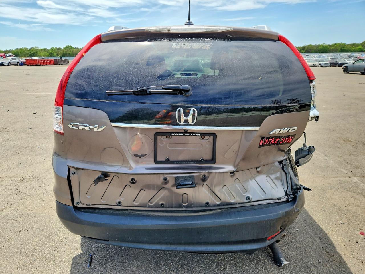2013 Honda Cr-v Exl Tan vin: 5J6RM4H73DL062608