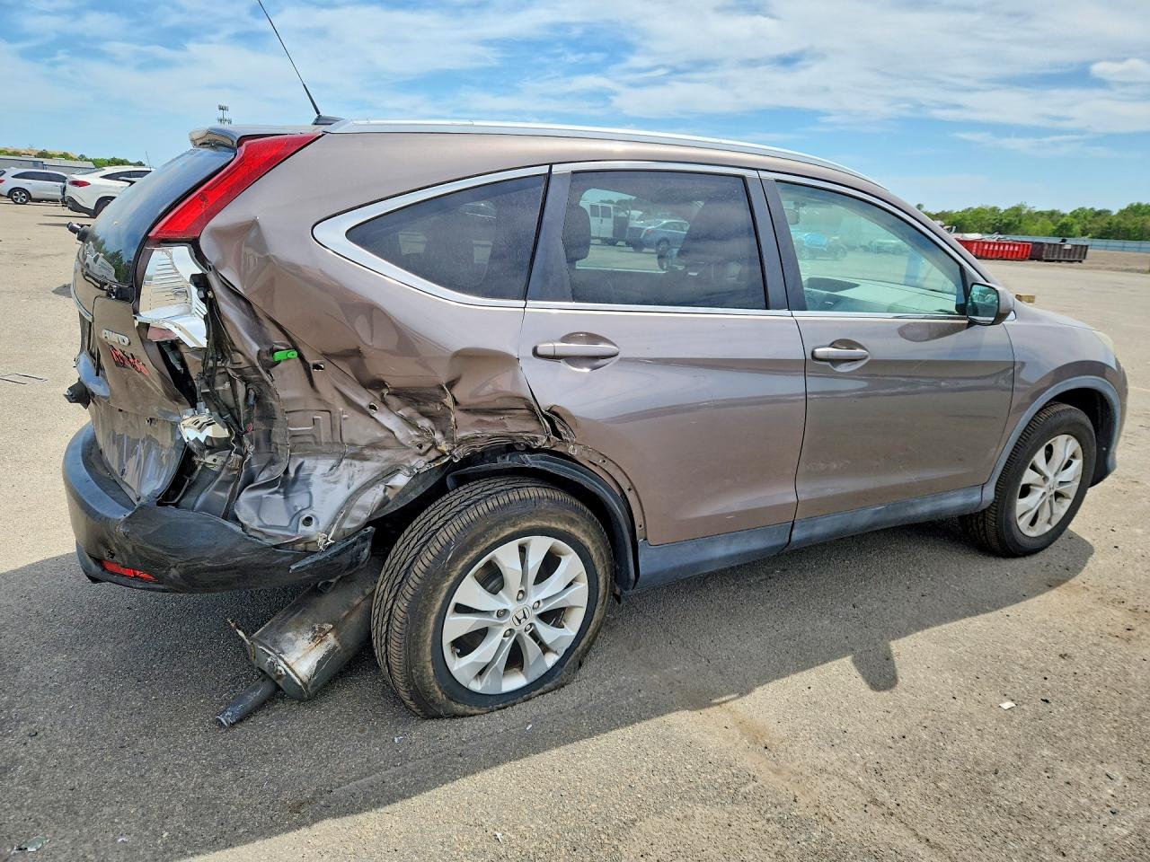 2013 Honda Cr-v Exl Tan vin: 5J6RM4H73DL062608