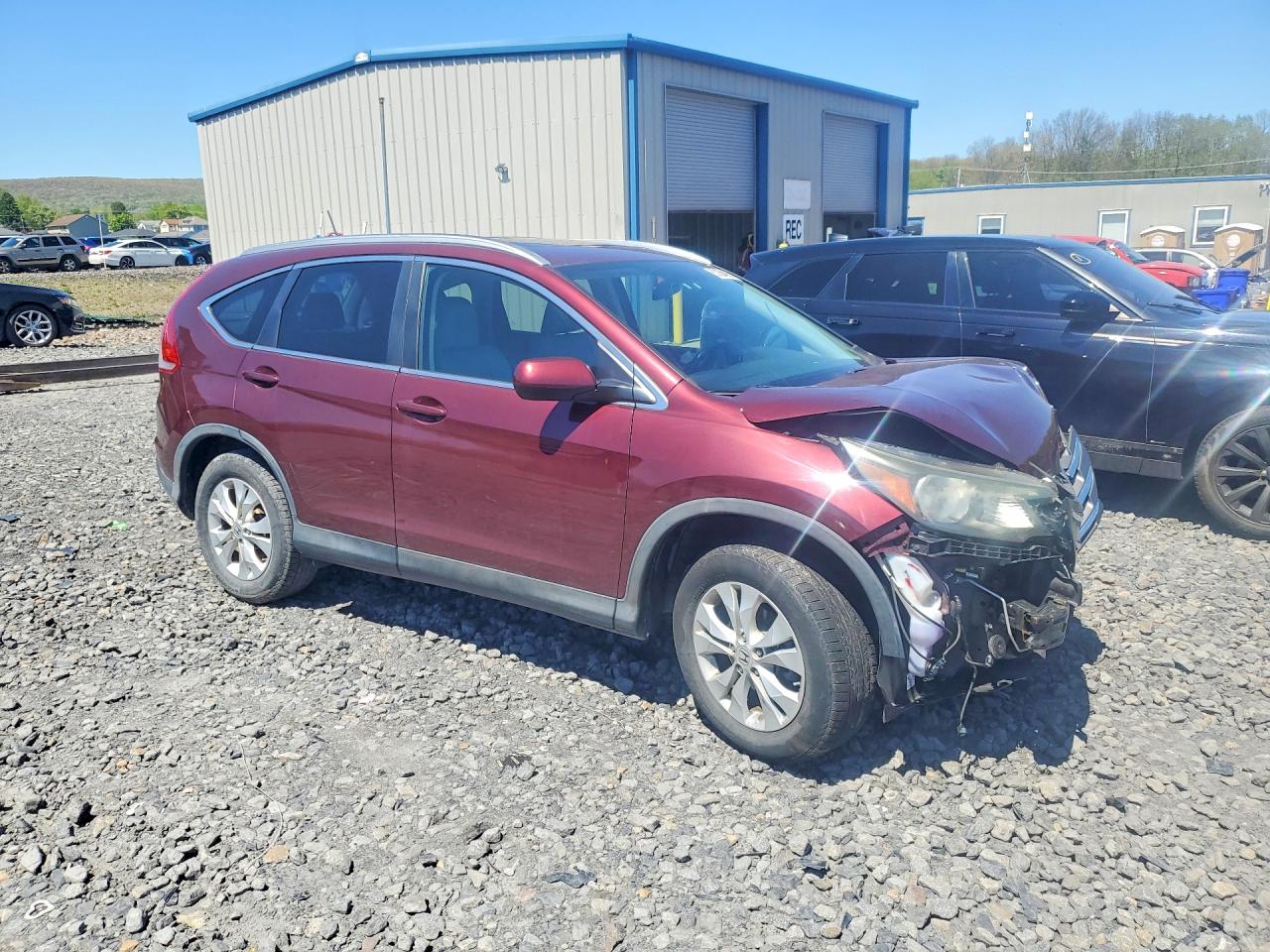 2013 Honda Cr-v Exl Бордовый vin: 5J6RM4H73DL067159