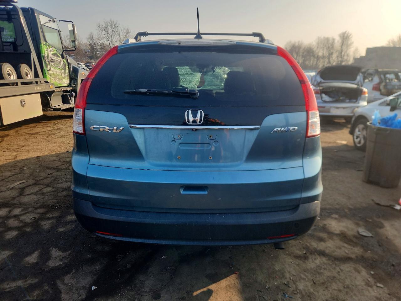 2013 Honda Cr-v Exl Blue vin: 5J6RM4H73DL067324