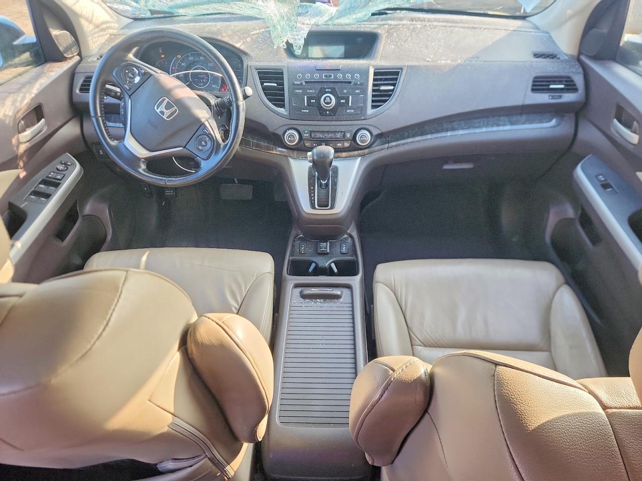 2013 Honda Cr-v Exl Blue vin: 5J6RM4H73DL067324