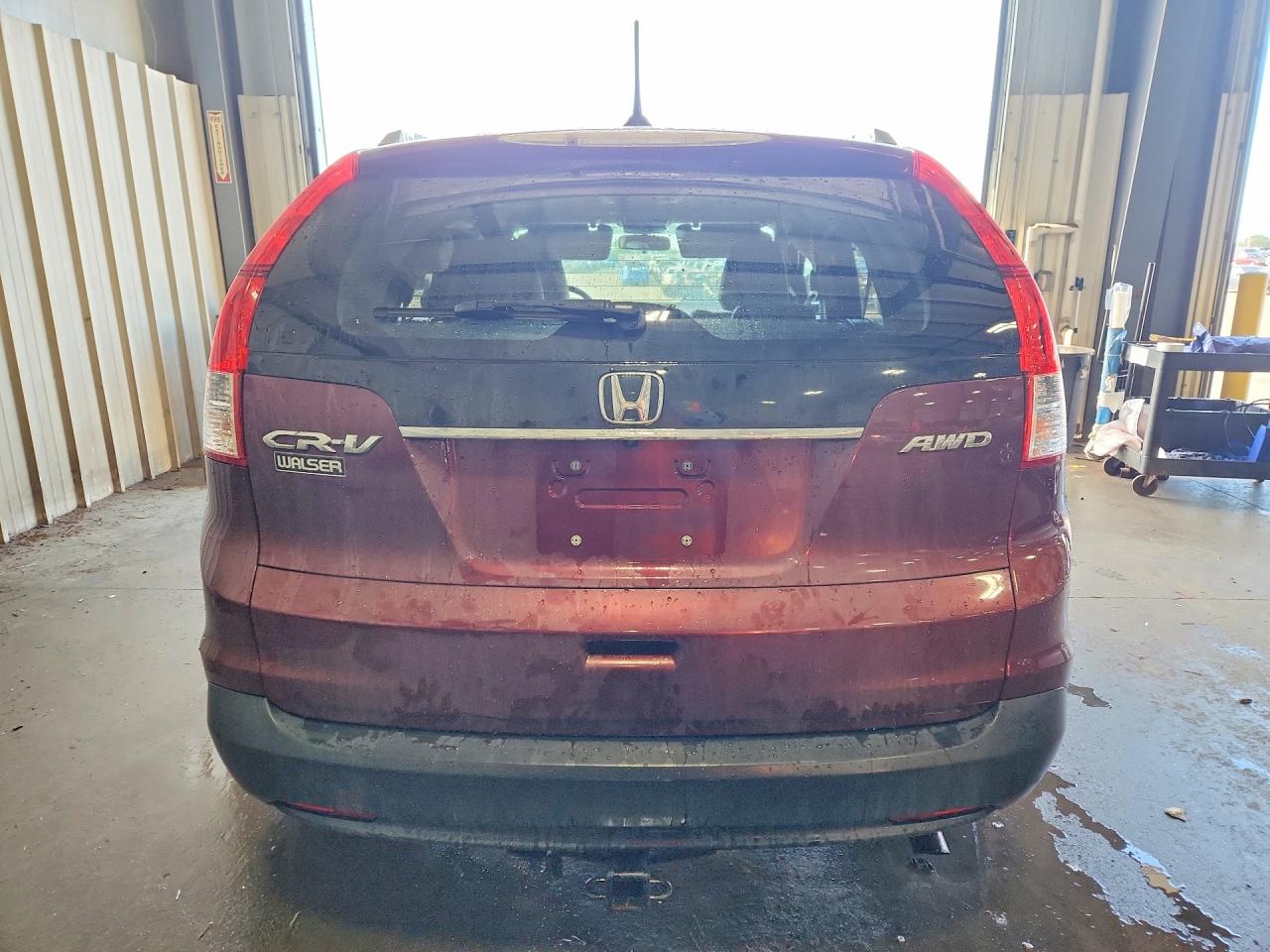 2013 Honda Cr-v Exl Burgundy vin: 5J6RM4H73DL070286