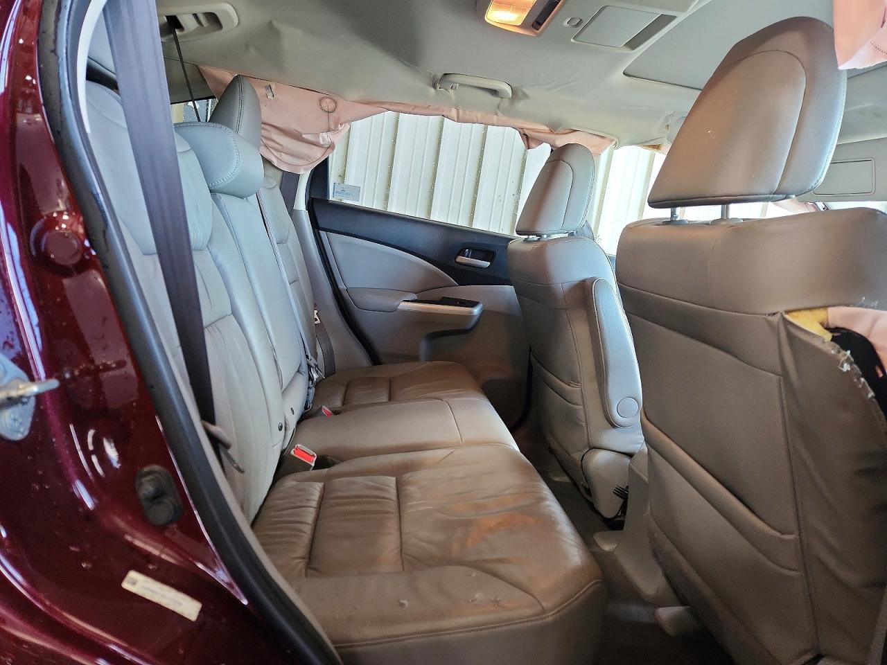 2013 Honda Cr-v Exl Burgundy vin: 5J6RM4H73DL070286