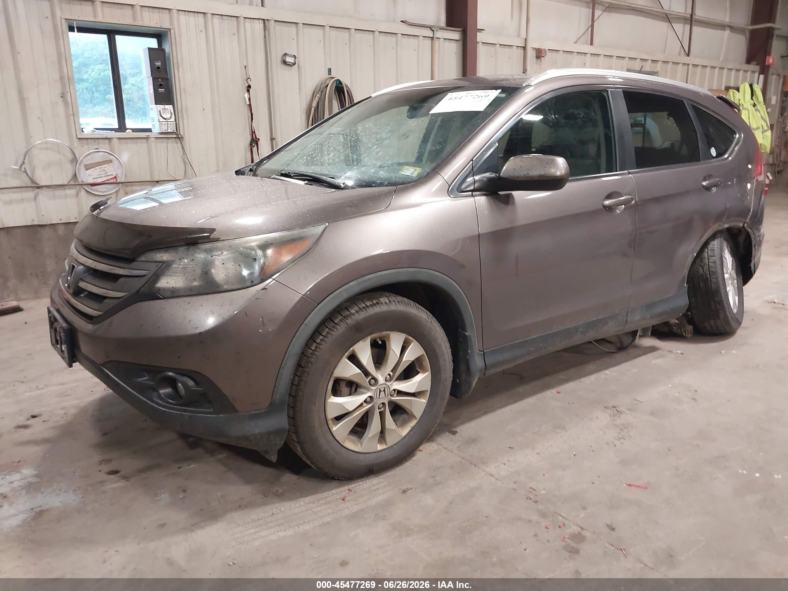 2013 Honda Cr-v Ex-l Brown vin: 5J6RM4H73DL070966