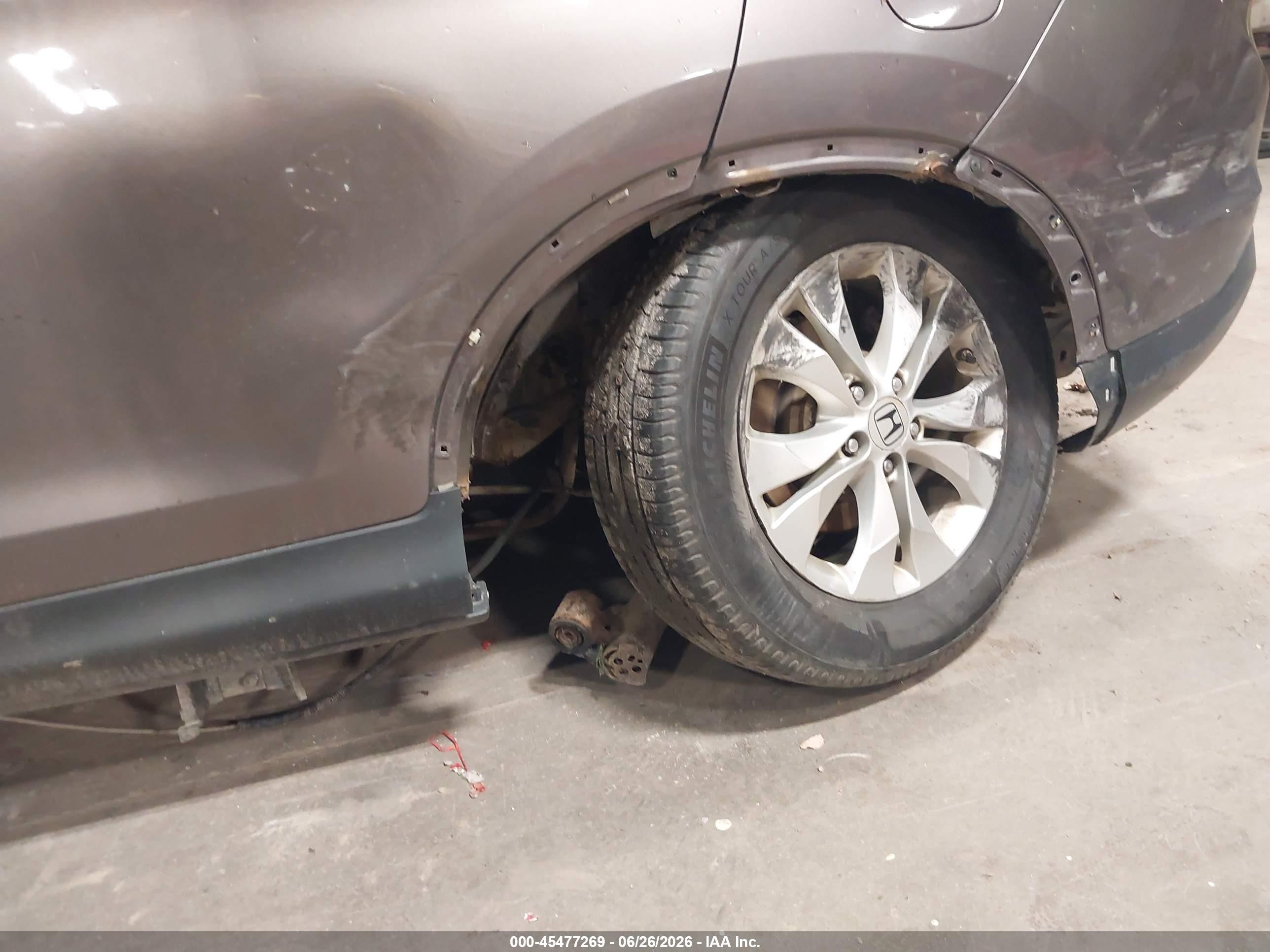2013 Honda Cr-v Ex-l Brown vin: 5J6RM4H73DL070966