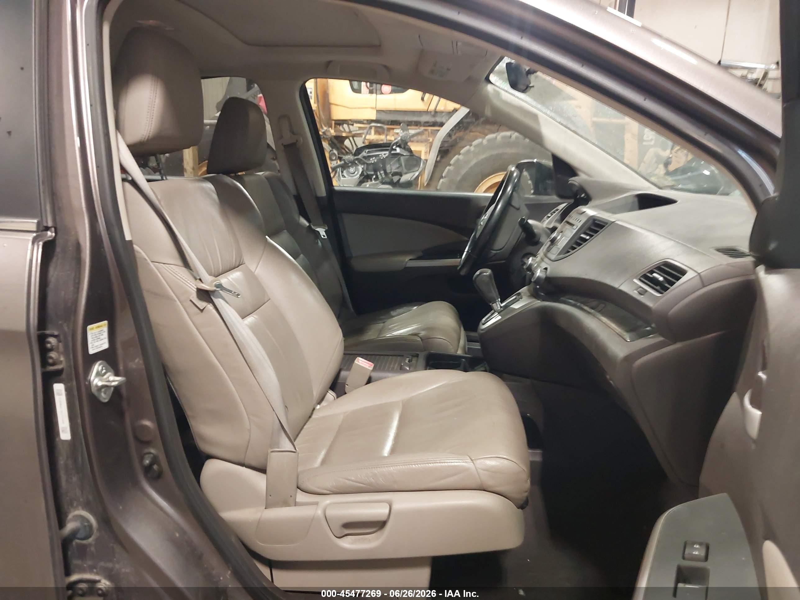 2013 Honda Cr-v Ex-l Brown vin: 5J6RM4H73DL070966