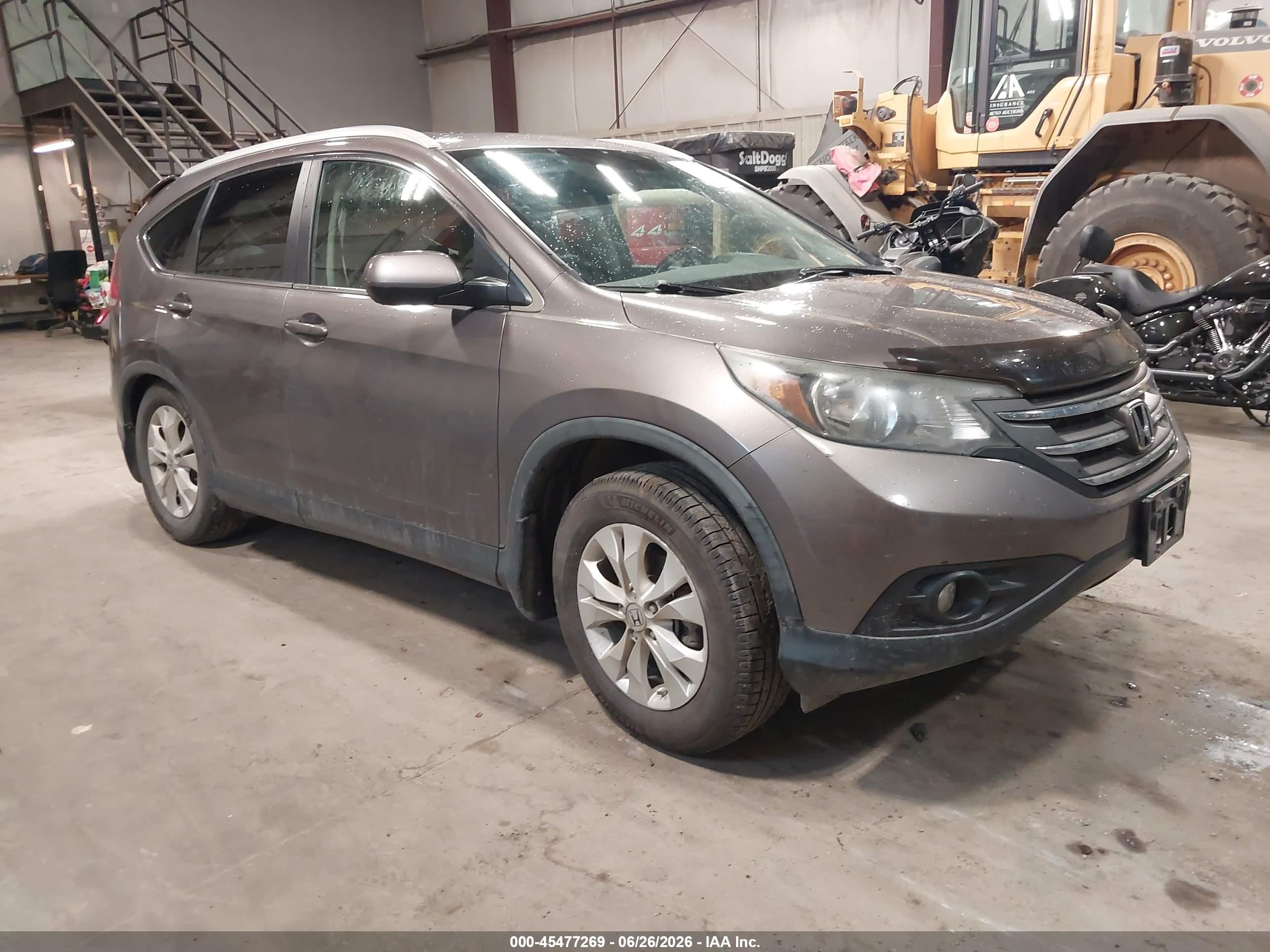 2013 Honda Cr-v Ex-l Brown vin: 5J6RM4H73DL070966