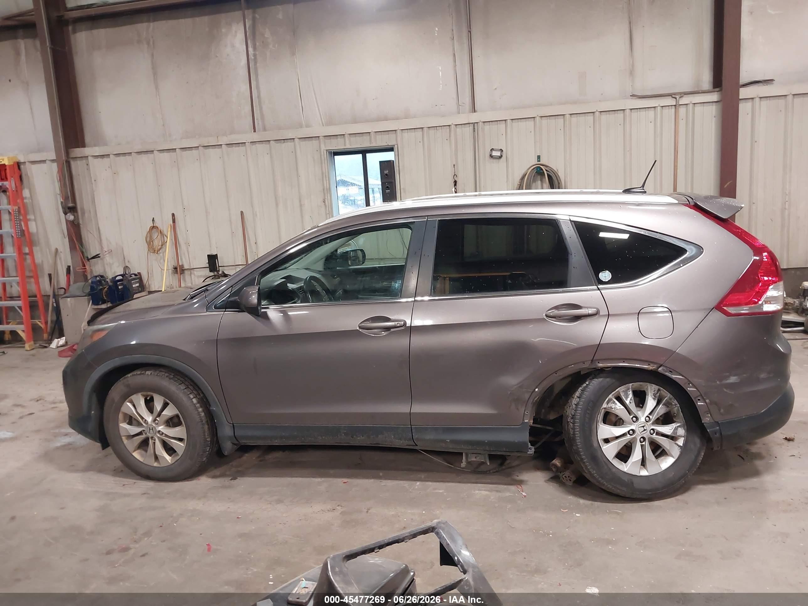 2013 Honda Cr-v Ex-l Brown vin: 5J6RM4H73DL070966