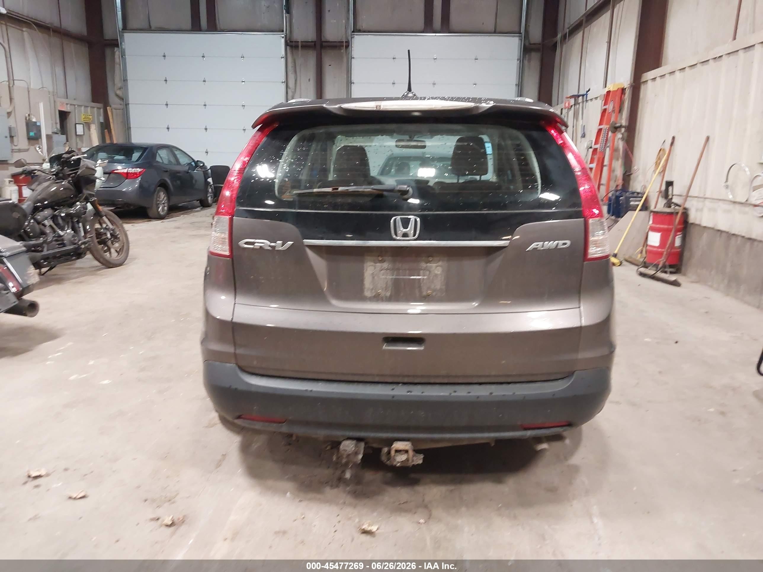 2013 Honda Cr-v Ex-l Brown vin: 5J6RM4H73DL070966