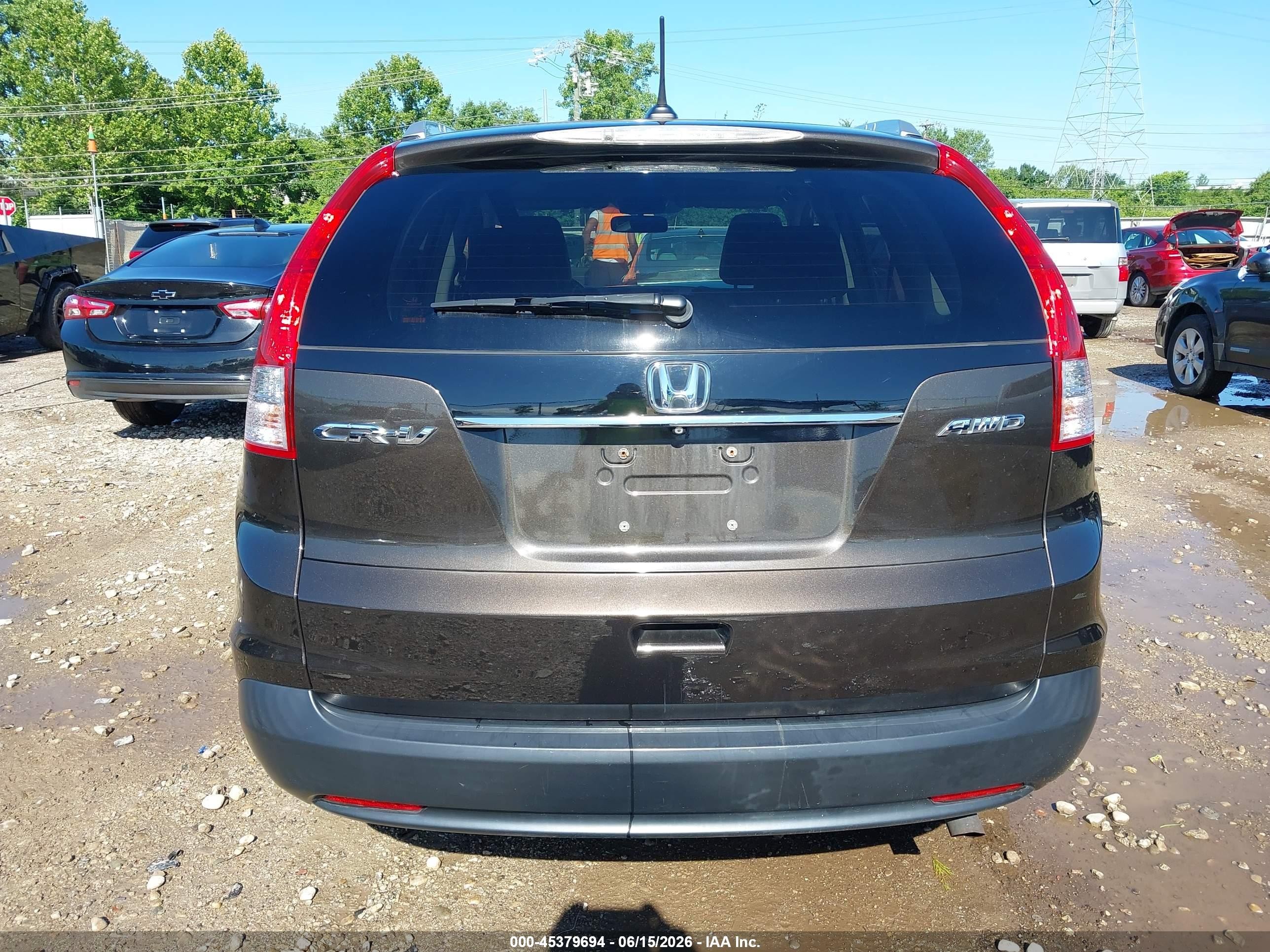 2013 Honda Cr-v Ex-l Brown vin: 5J6RM4H73DL075455