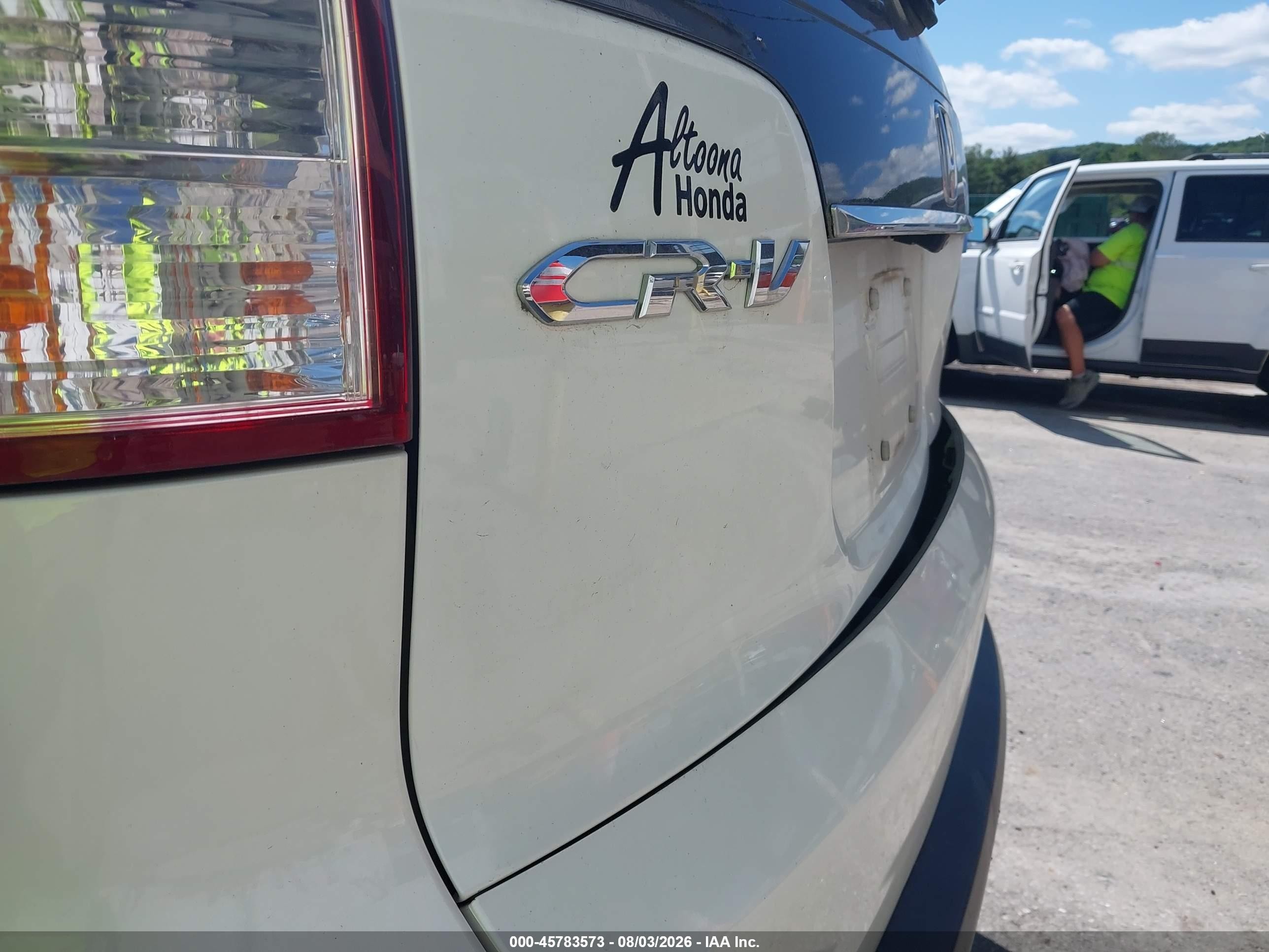 2014 Honda Cr-v Ex-l White vin: 5J6RM4H73EL009201