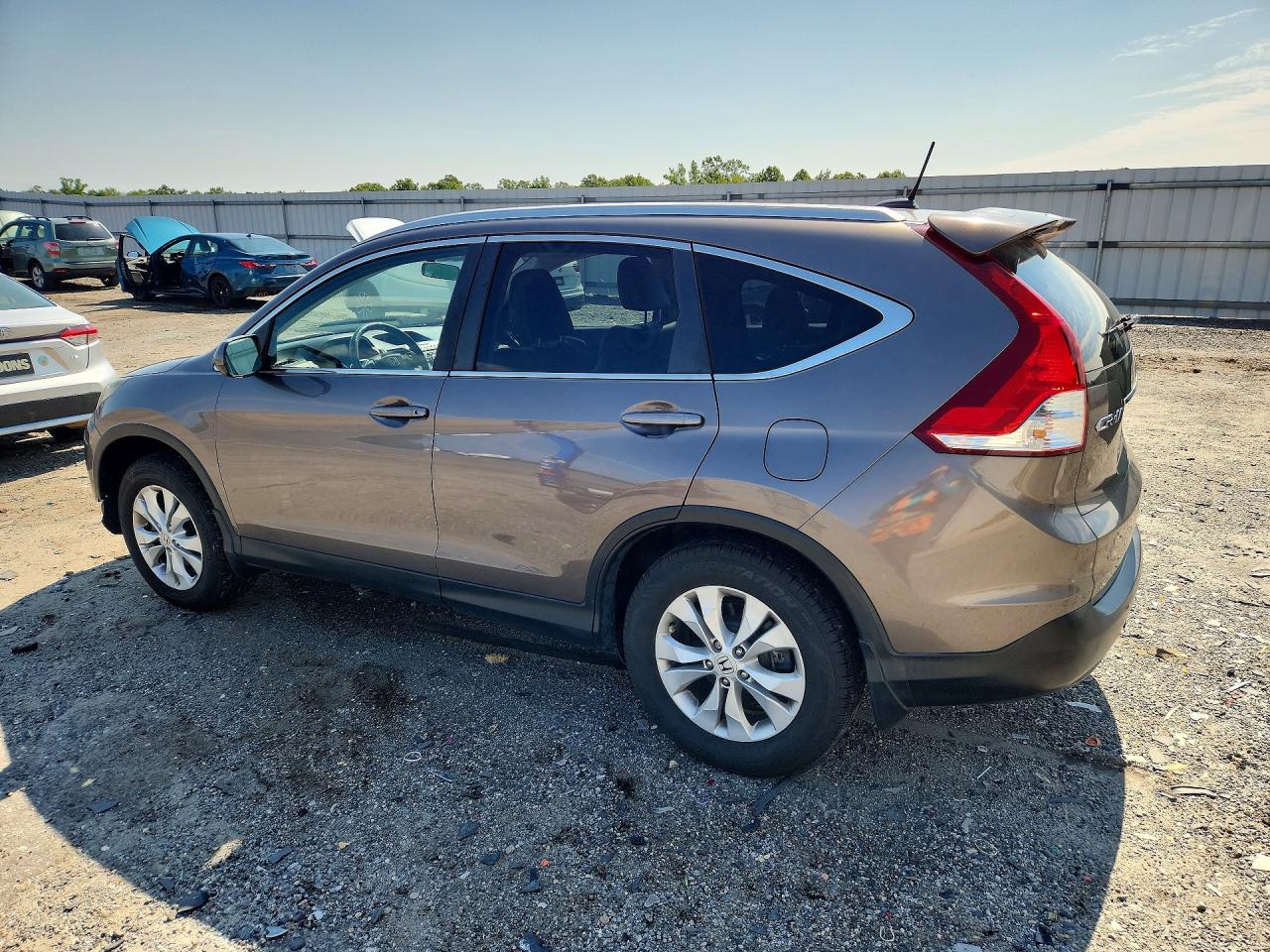 2014 Honda Cr-v Exl Gray vin: 5J6RM4H73EL012485