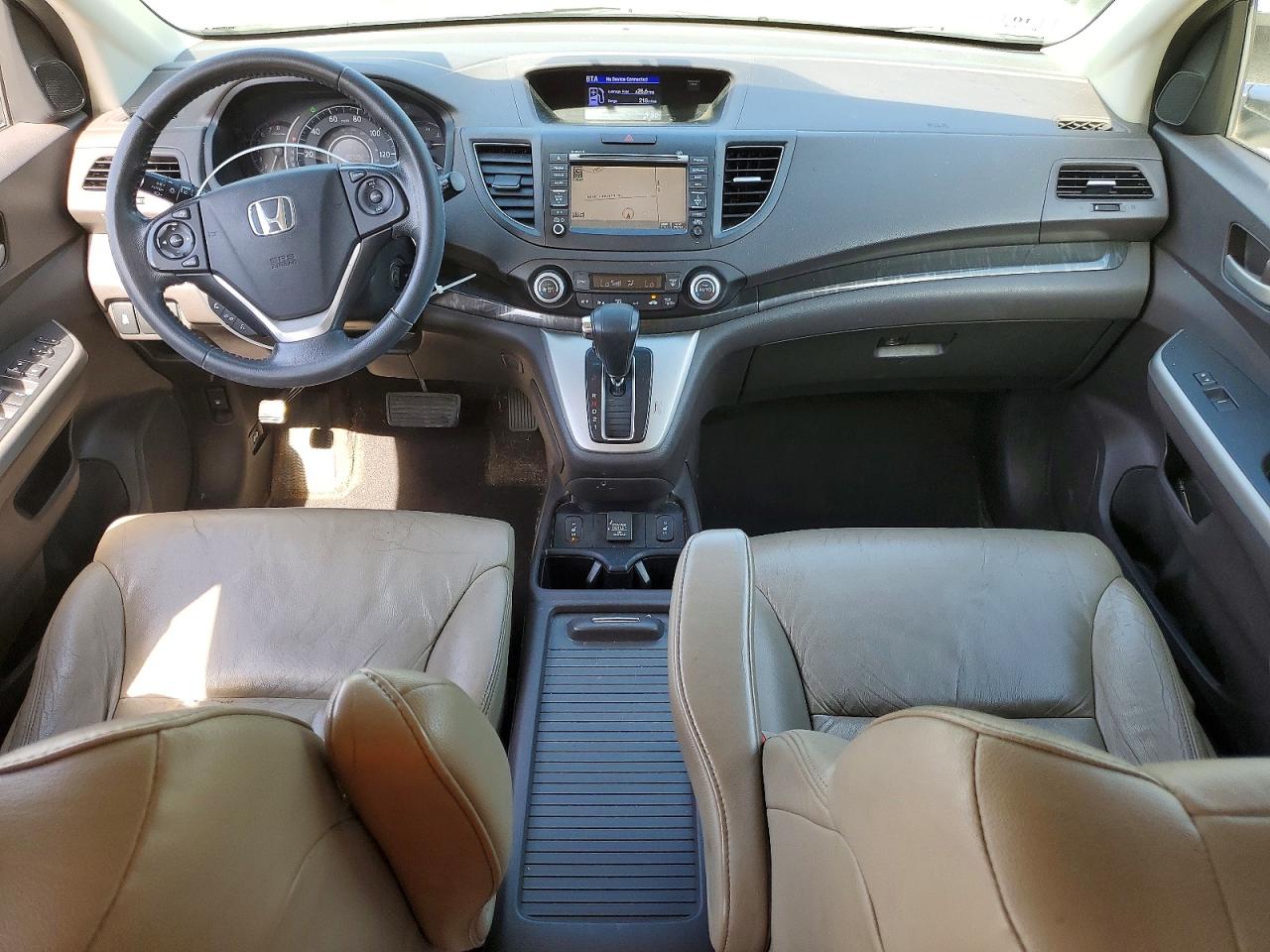2014 Honda Cr-v Exl Белый vin: 5J6RM4H73EL018609