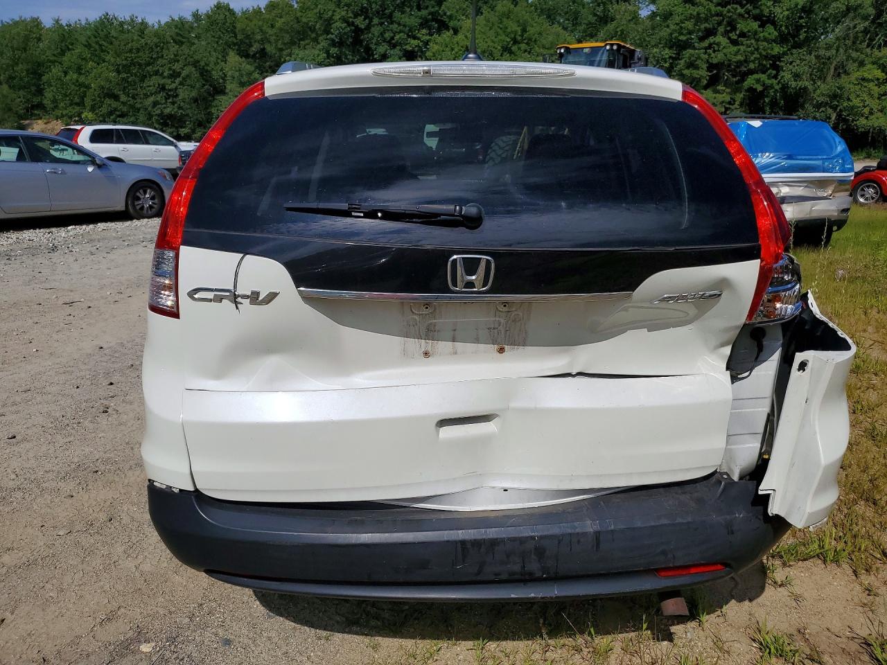 2014 Honda Cr-v Exl Белый vin: 5J6RM4H73EL018609
