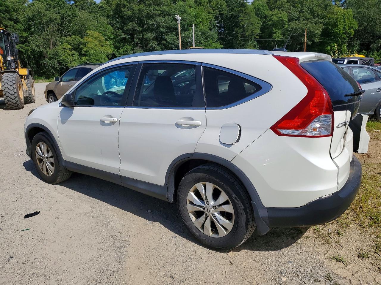 2014 Honda Cr-v Exl Белый vin: 5J6RM4H73EL018609