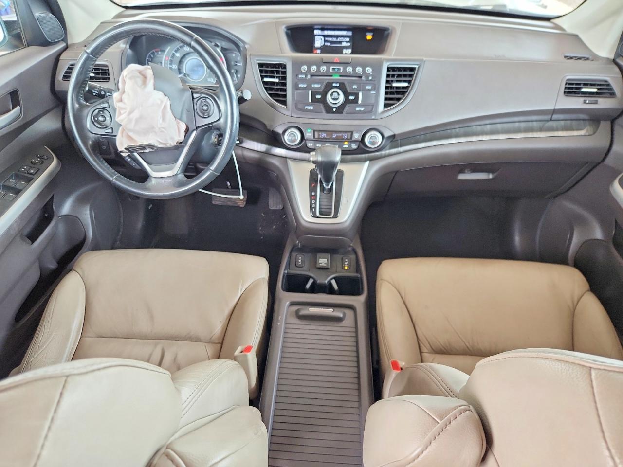 2014 Honda Cr-v Exl Белый vin: 5J6RM4H73EL044658