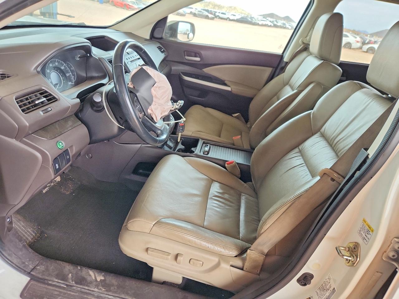 2014 Honda Cr-v Exl Белый vin: 5J6RM4H73EL044658