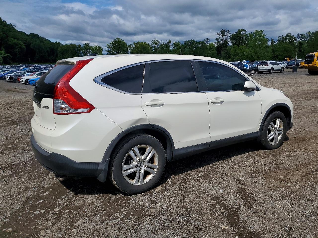 2014 Honda Cr-v Exl Белый vin: 5J6RM4H73EL063971