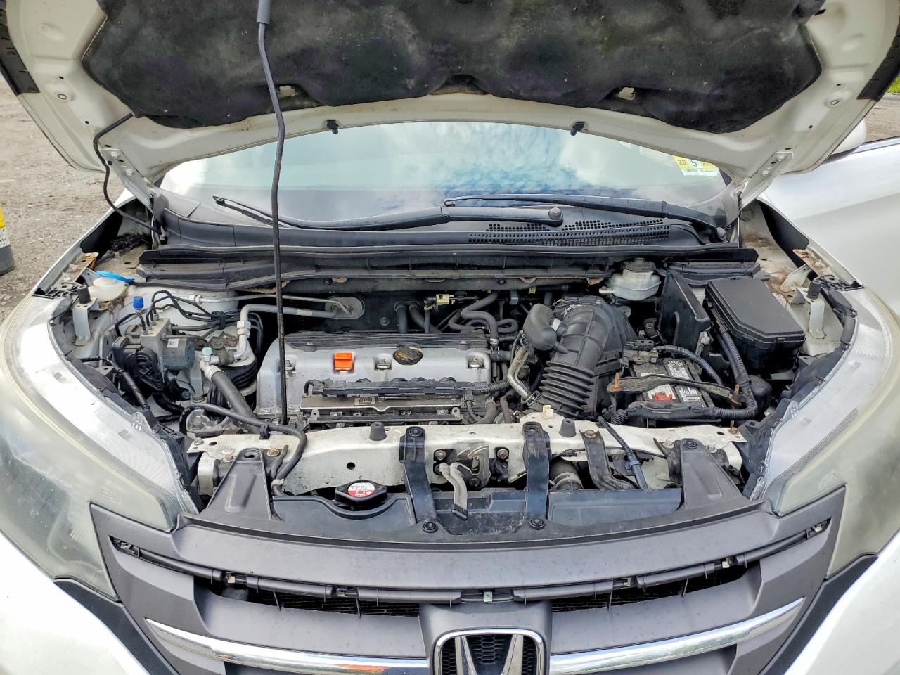 2014 Honda Cr-v Exl Белый vin: 5J6RM4H73EL063971
