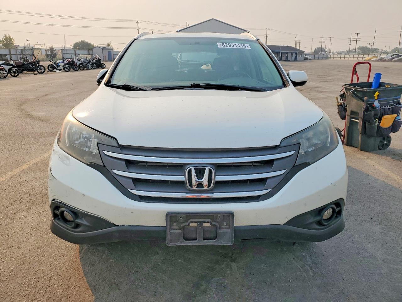 2014 Honda Cr-v Exl White vin: 5J6RM4H73EL090216