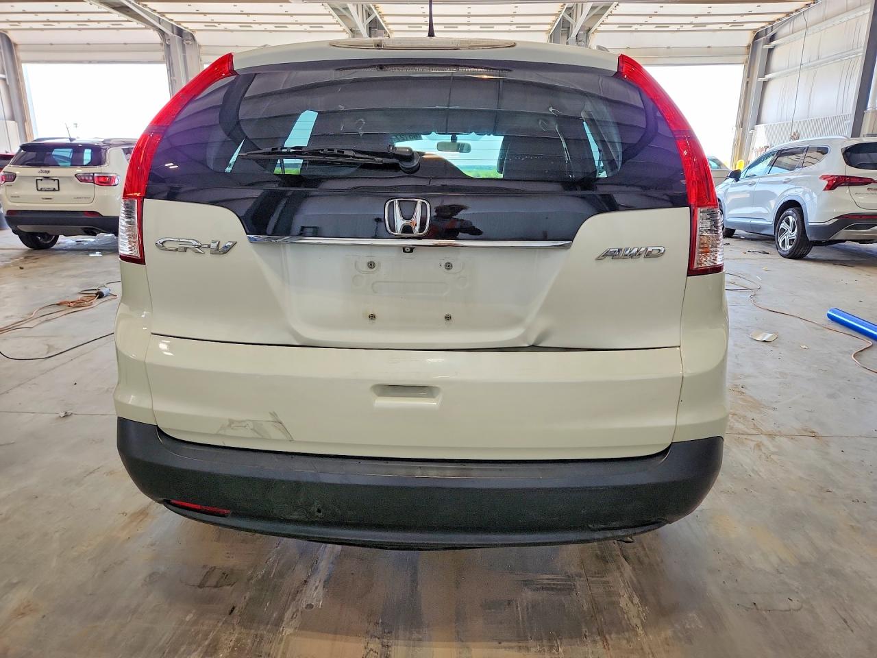 2014 Honda Cr-v Exl White vin: 5J6RM4H73EL091754