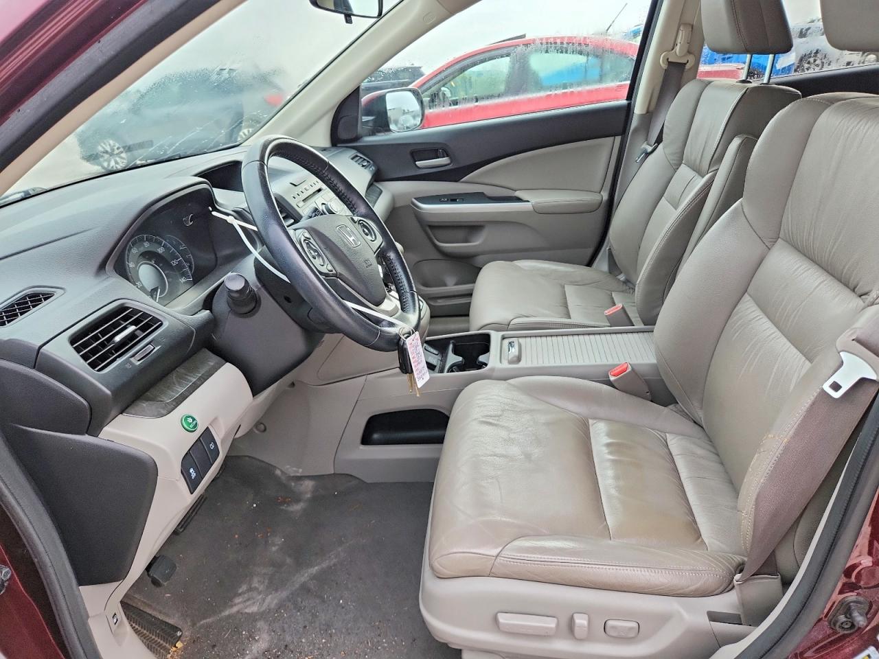 2014 Honda Cr-v Exl Burgundy vin: 5J6RM4H73EL114479