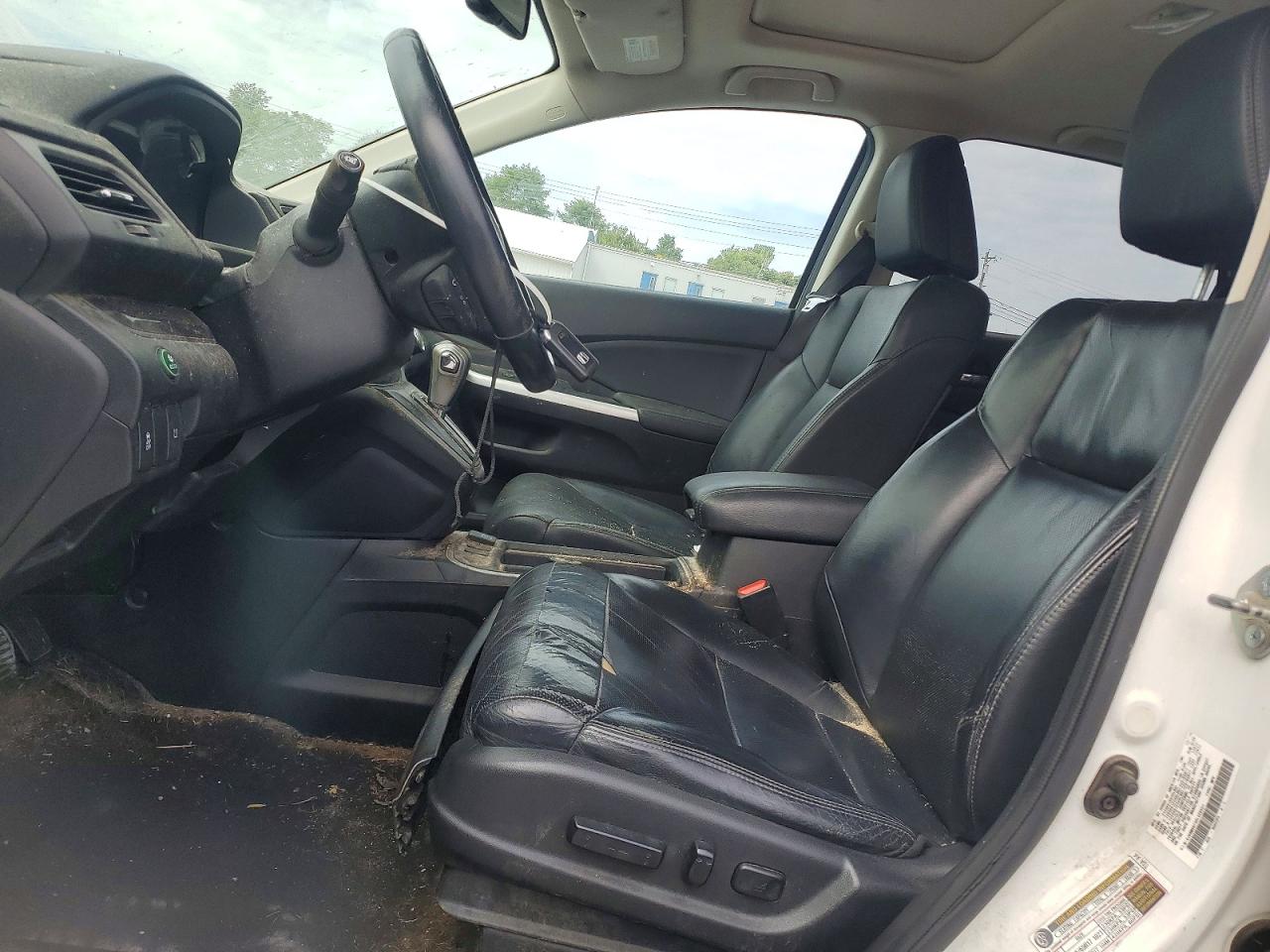 2015 Honda Cr-v Exl White vin: 5J6RM4H73FL026551