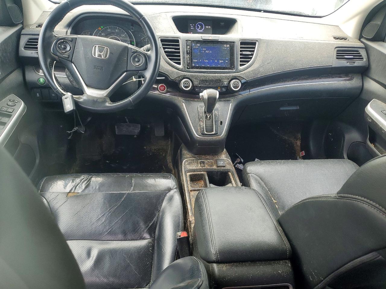 2015 Honda Cr-v Exl White vin: 5J6RM4H73FL026551