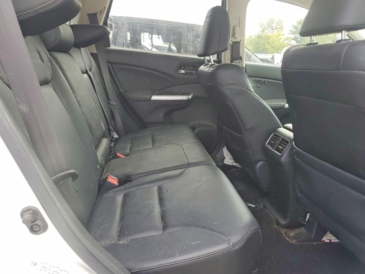2015 Honda Cr-v Exl White vin: 5J6RM4H73FL026551