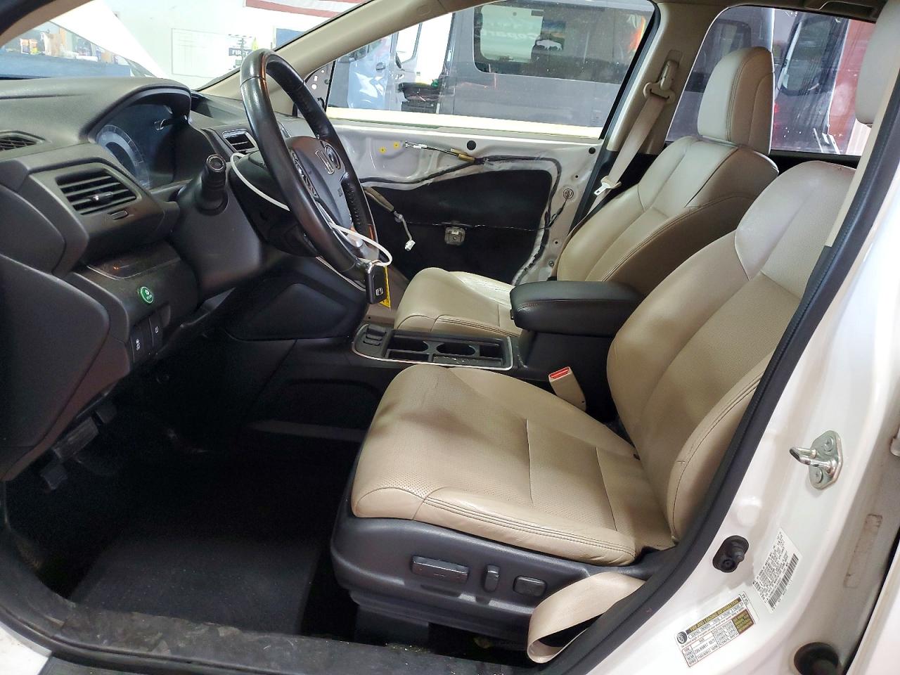 2015 Honda Cr-v Exl White vin: 5J6RM4H73FL048923