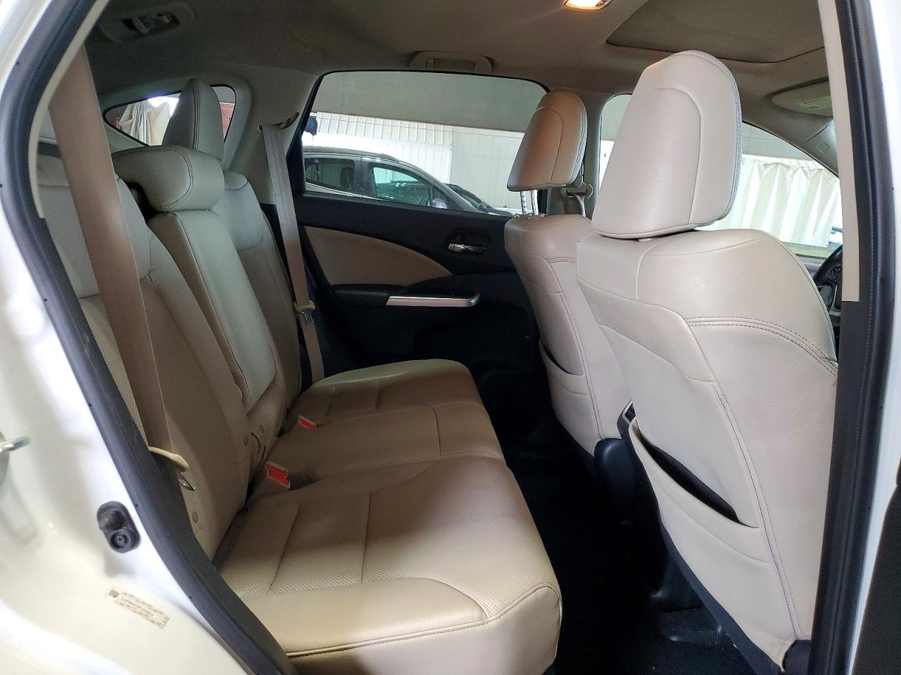 2015 Honda Cr-v Exl White vin: 5J6RM4H73FL048923