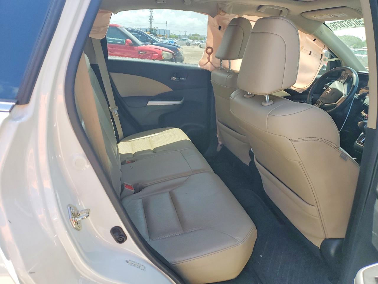 2015 Honda Cr-v Exl White vin: 5J6RM4H73FL110644