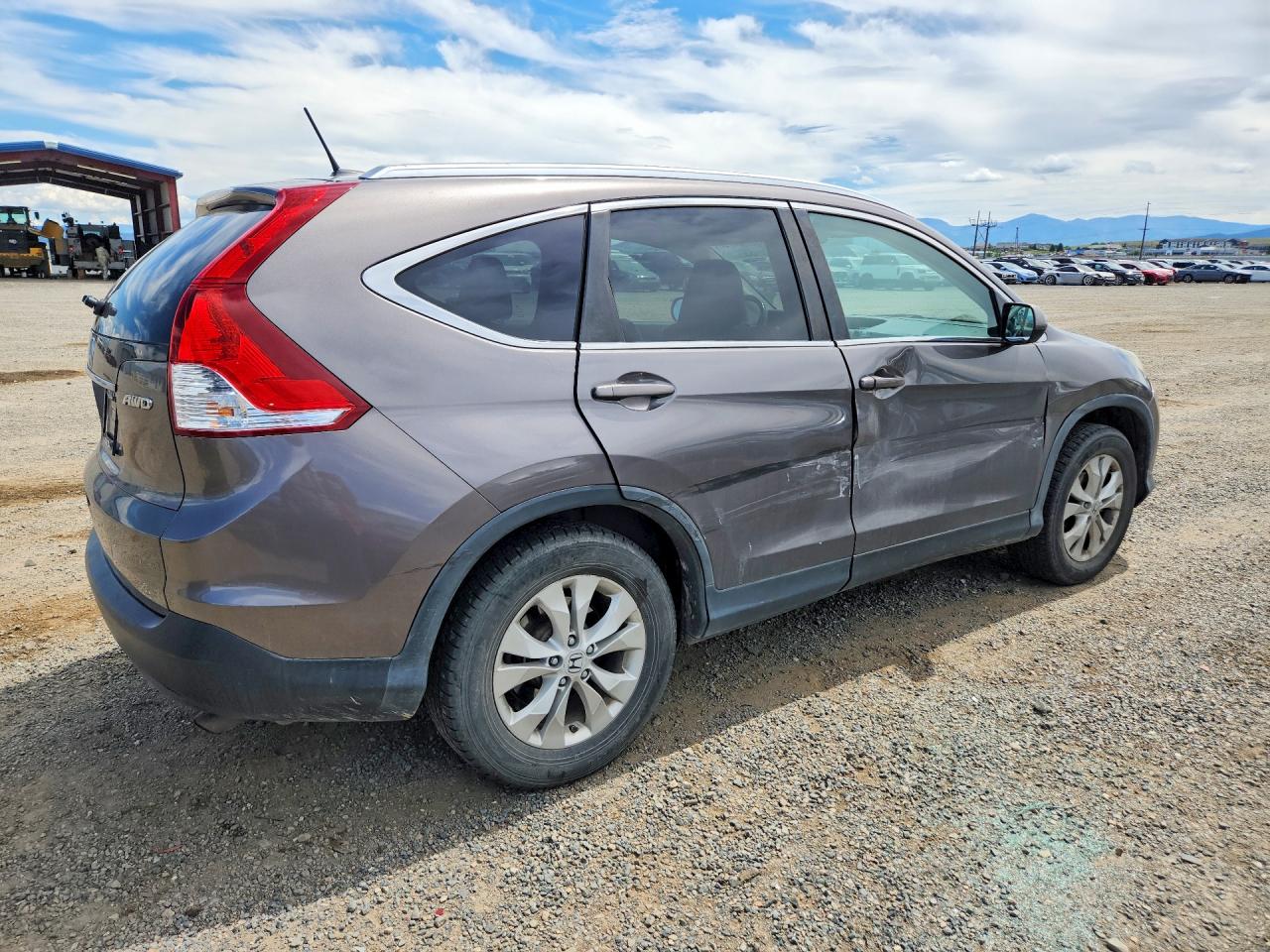 2012 Honda Cr-v Exl Gray vin: 5J6RM4H74CL008765