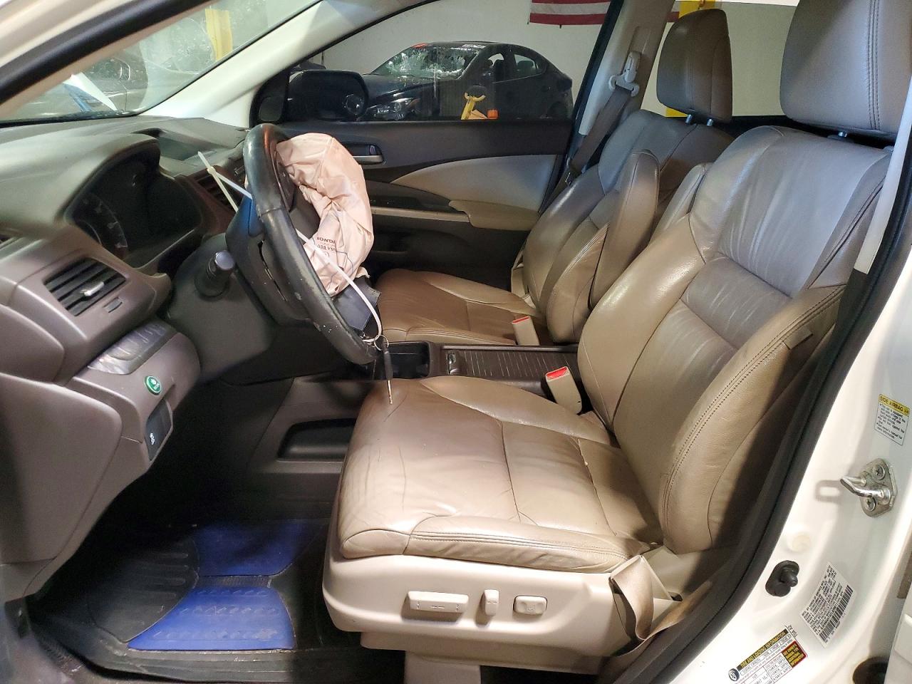2012 Honda Cr-v Exl White vin: 5J6RM4H74CL020611
